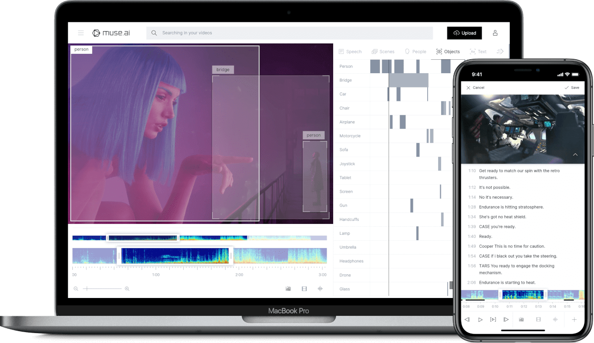 Skiv player controls