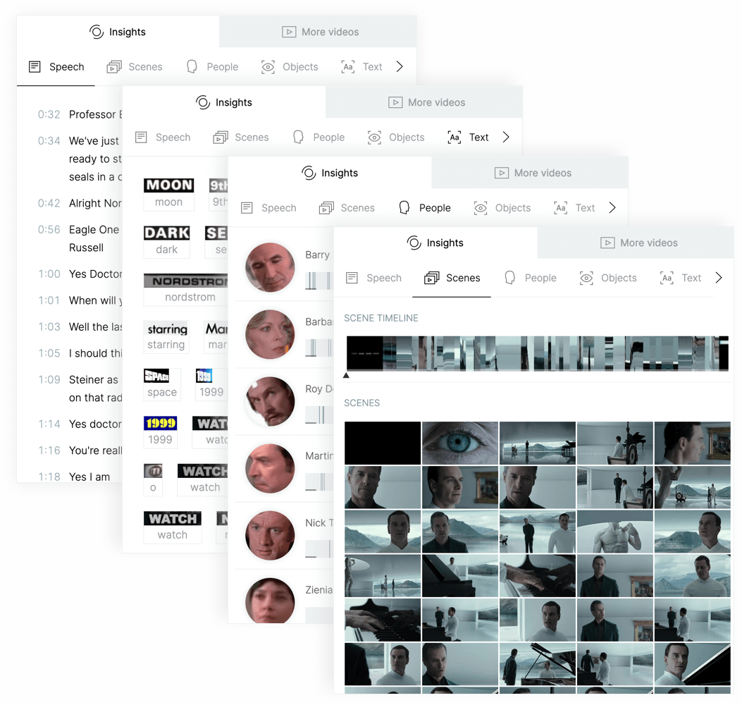 Skiv player embedded on a website, displayed on 3 different devices